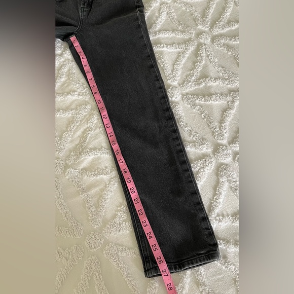 BDG Urban Outfitters Straight Kick Jeans Size 24 High Waist Charcoal Gray - Picture 11 of 15